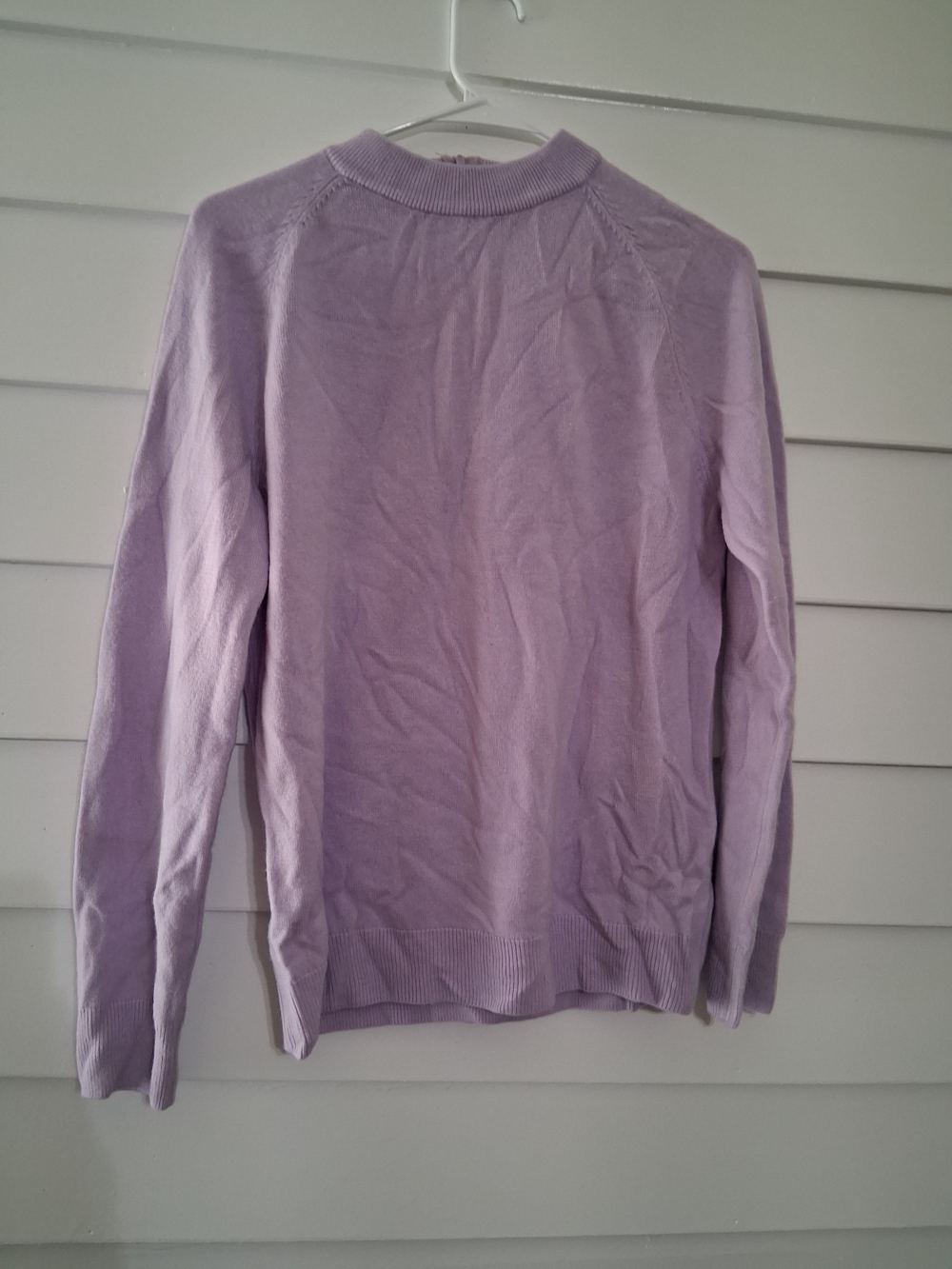 Lisa International Pastel Purple Knit Top